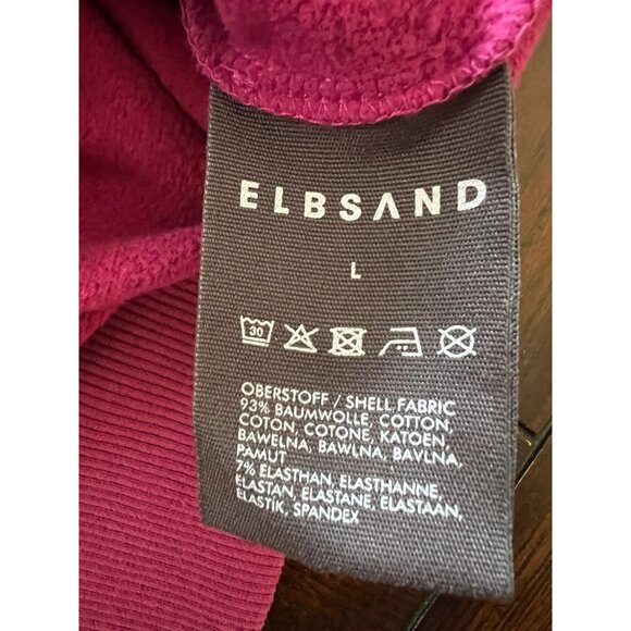Elbsand Damen Sweatshirt ESFinnia Pink Activewear Pullover Sweater Jumper Lila L - Picture 8 of 11